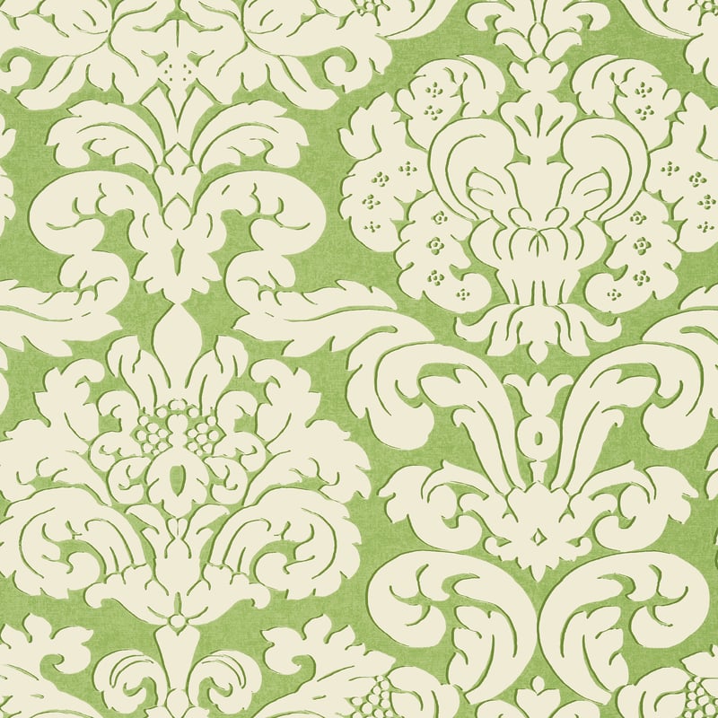 Trelawny Damask, Green