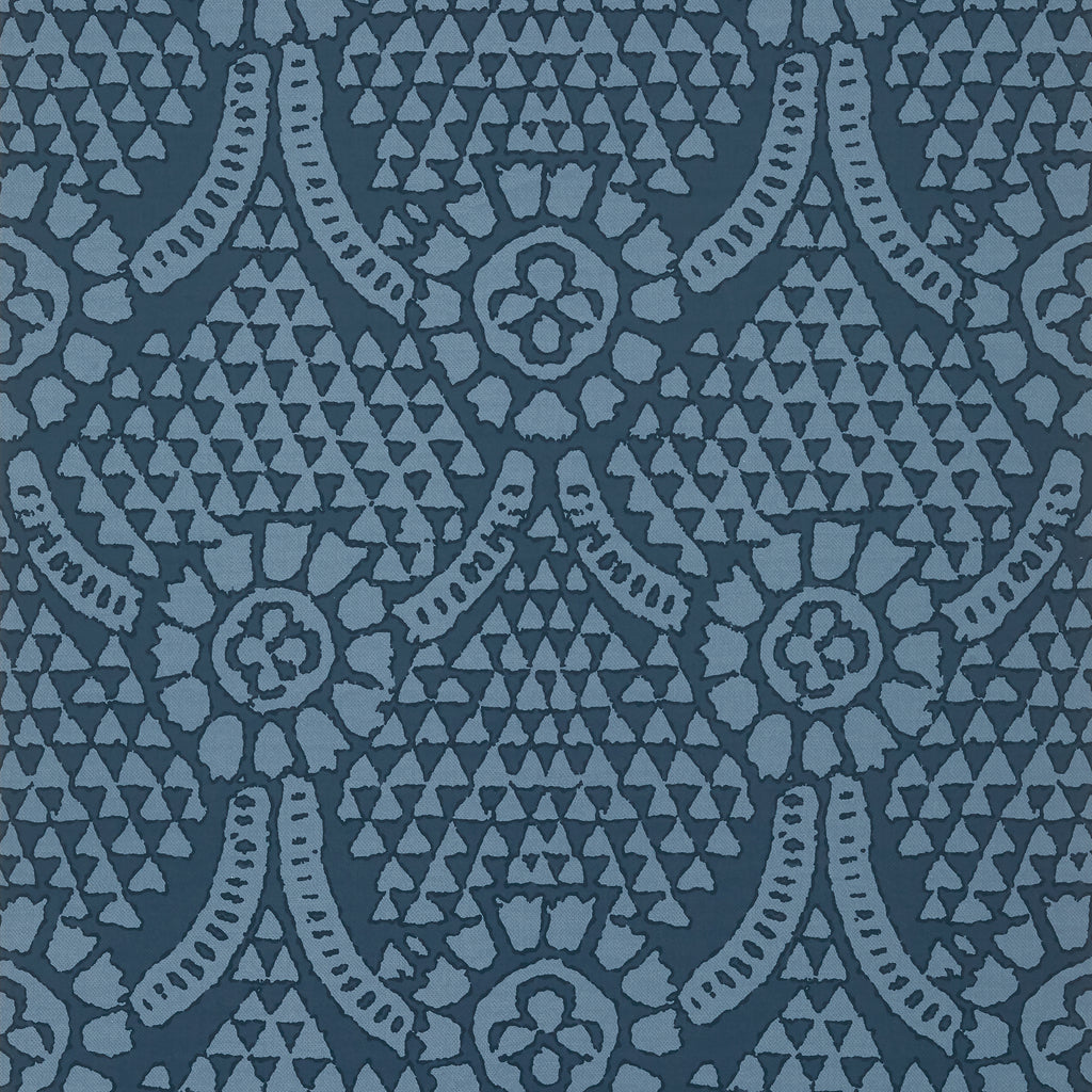 Chamomile Navy - Navy Wallcovering | Thibaut