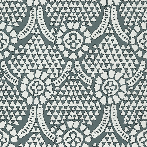 Chamomile Grey - Grey Wallcovering | Thibaut