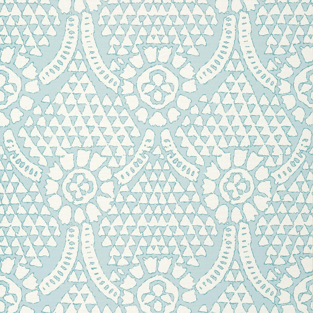 Chamomile Spa Blue - Spa Blue Wallcovering | Thibaut