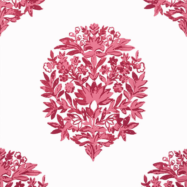 Ridgefield Pink - Pink Wallcovering | Thibaut