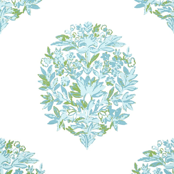 Ridgefield Green and Spa - Green and Spa Wallcovering | Thibaut