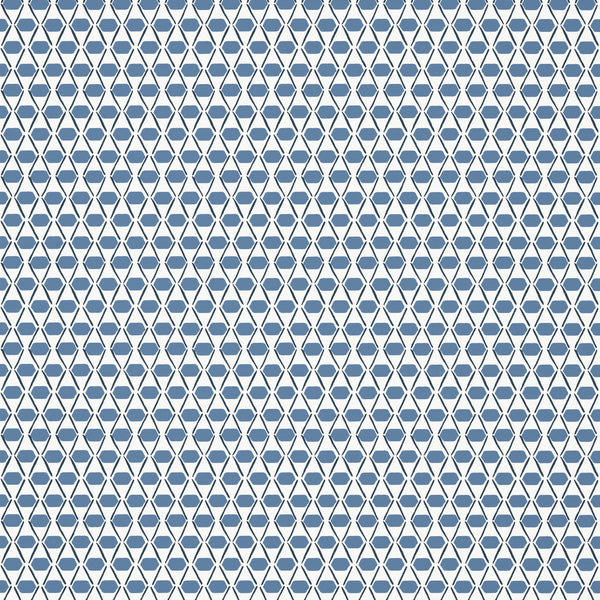 Denver Blue - Blue Wallcovering | Thibaut