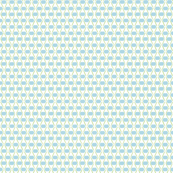 Denver Spa Blue and Green - Spa Blue and Green Wallcovering | Thibaut