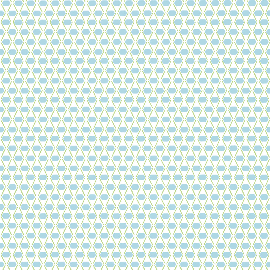 Denver Spa Blue and Green - Spa Blue and Green Wallcovering | Thibaut