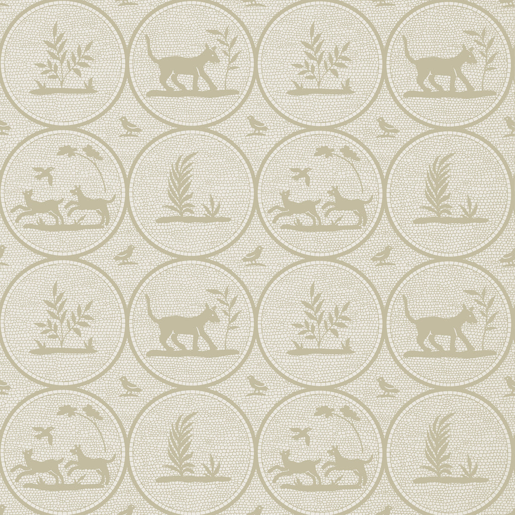 Dooley Beige - Beige Wallcovering | Thibaut