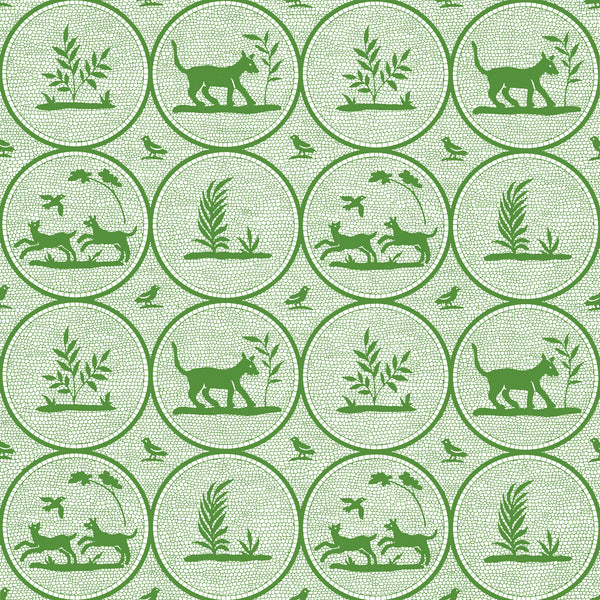 Dooley Green - Sage Wallcovering | Thibaut