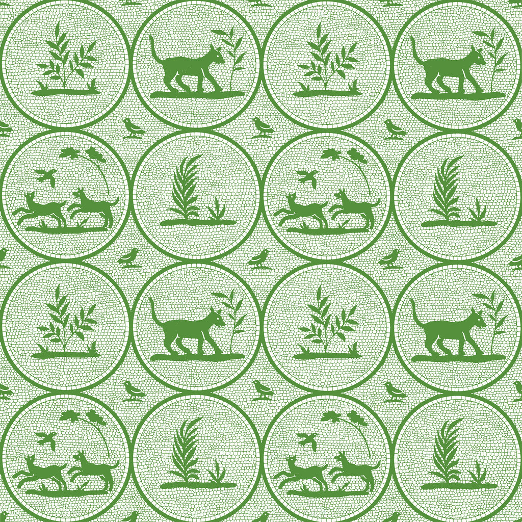 Dooley Green - Sage Wallcovering | Thibaut