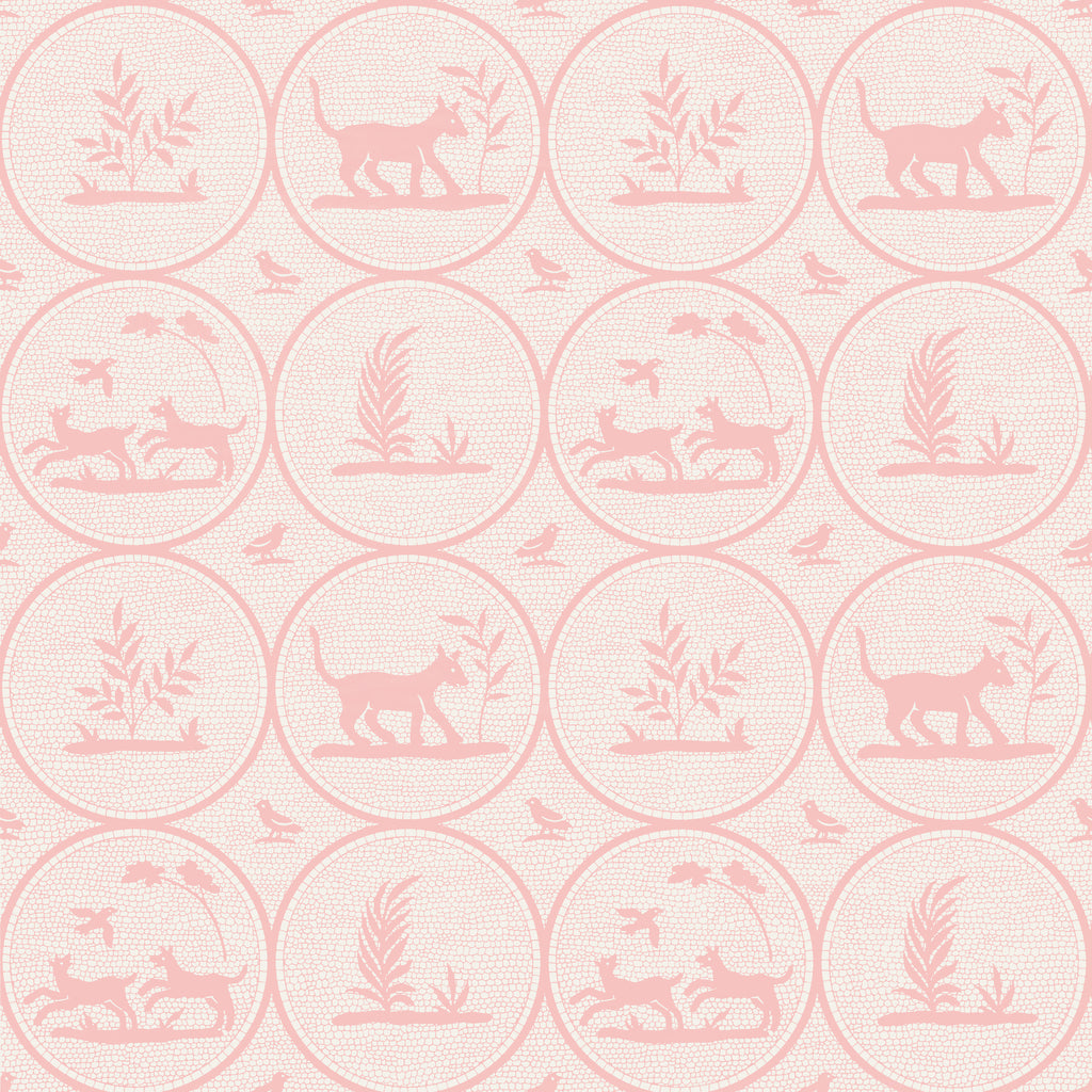 Dooley Pink - Pink Wallcovering | Thibaut