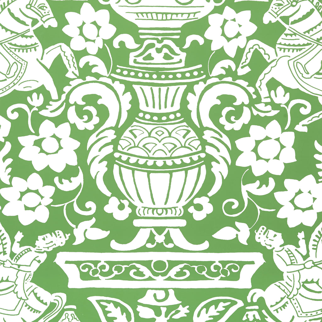 Galway Green - Green Wallcovering | Thibaut