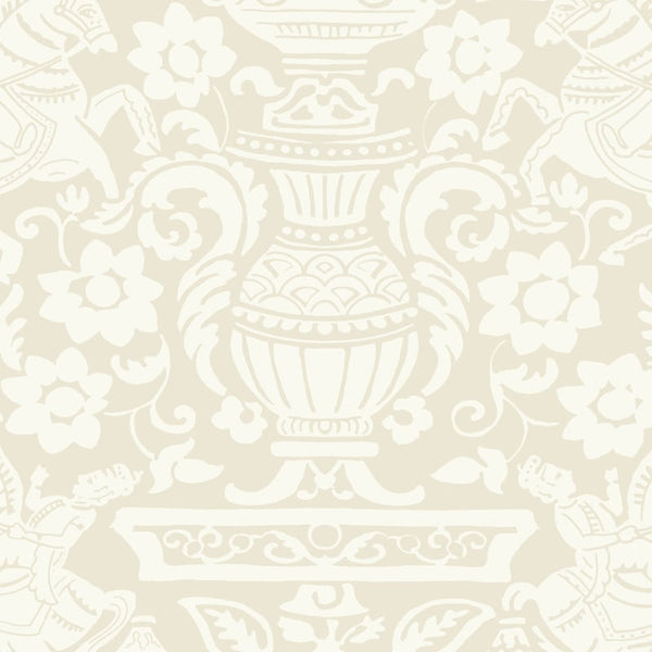 Galway Beige - Beige Wallcovering | Thibaut