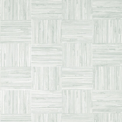 Bayshore Basket, Grey Wallcoverings | Thibaut