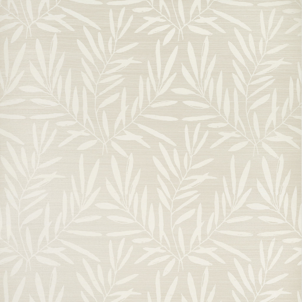 Summer Leaves Beige - Beige Wallcovering | Thibaut
