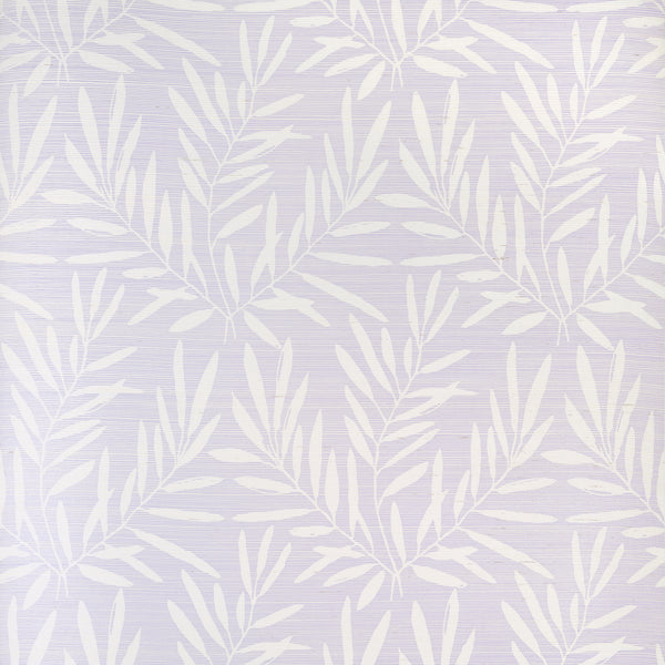 Summer Leaves Lavender - Lavender Wallcovering | Thibaut