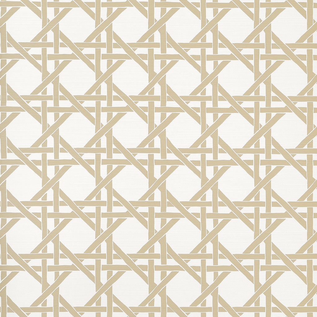 Canary Trellis Beige - Beige Wallcovering | Thibaut
