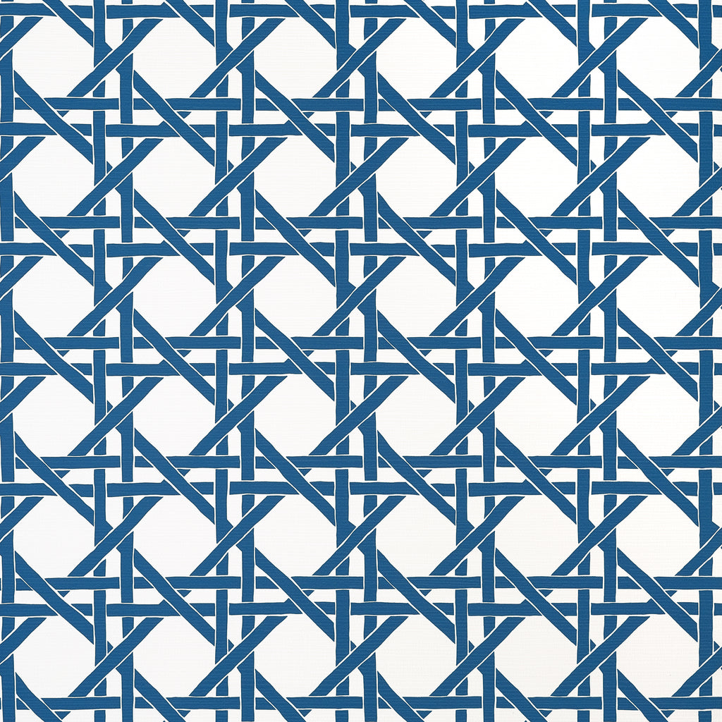 Canary Trellis Navy - Navy Wallcovering | Thibaut