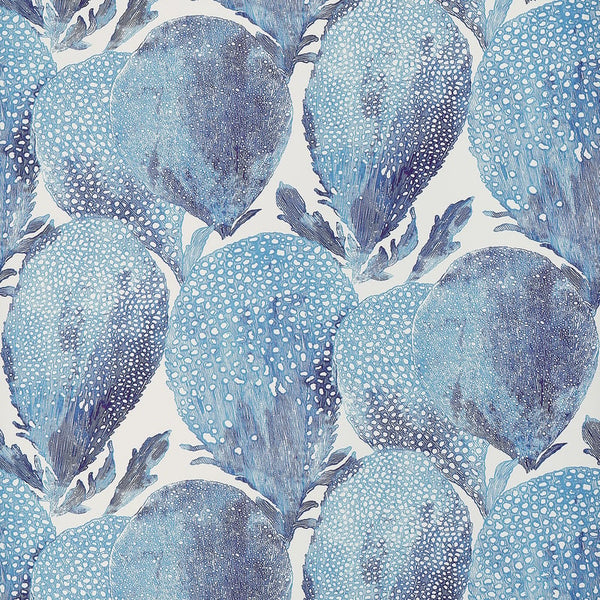 Under the Sea Turquoise and Plum - Turquoise and Plum Wallcovering | Thibaut