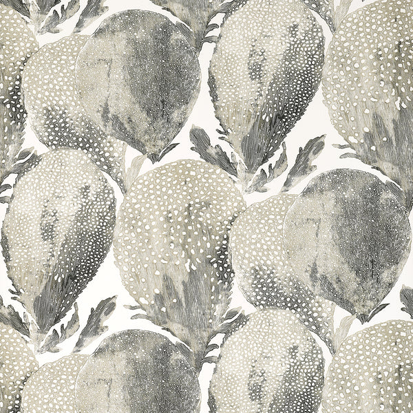 Under the Sea Black and White - Black and White Wallcovering | Thibaut