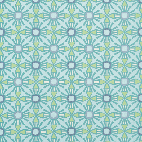 Kona Turquoise - Turquoise Wallcovering | Thibaut
