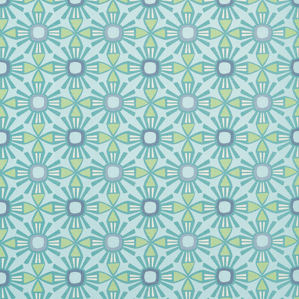 Kona Turquoise - Turquoise Wallcovering | Thibaut