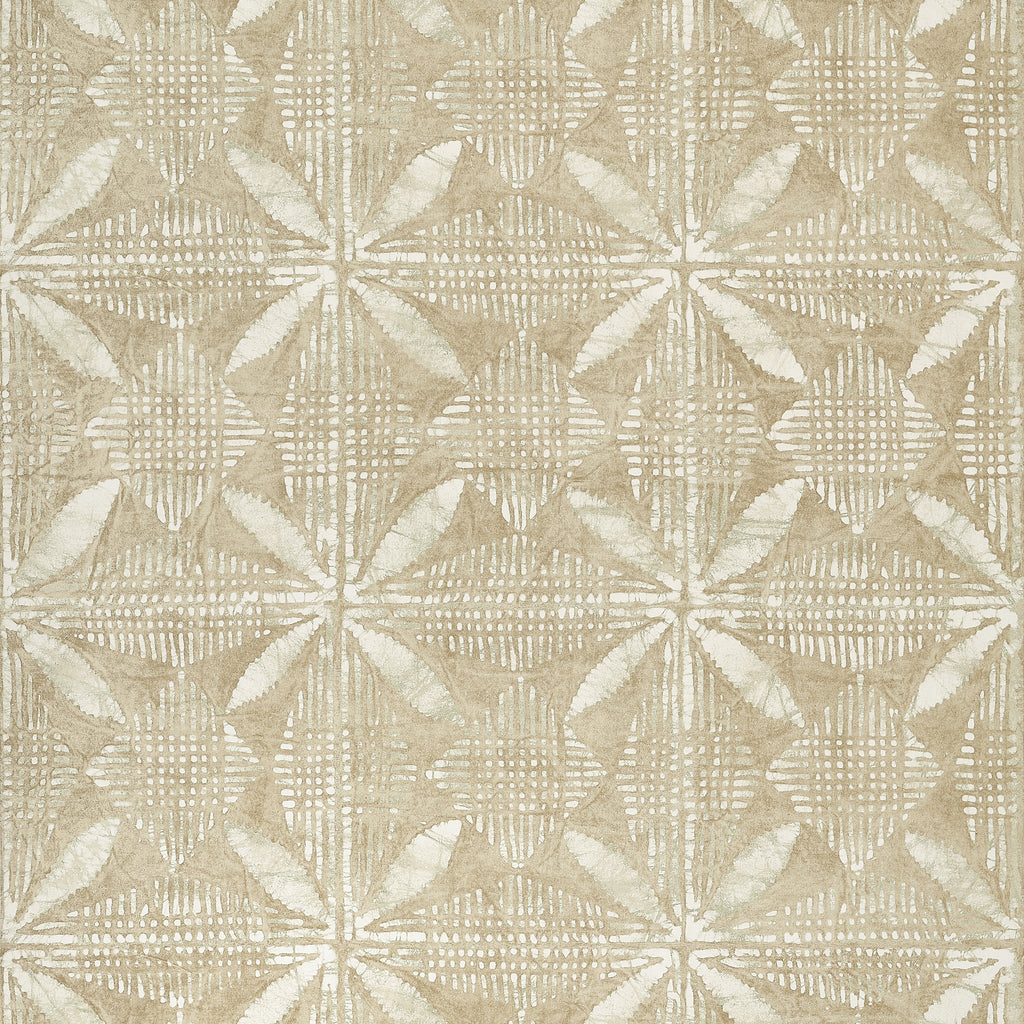 Tortuga Batik Beige - Beige Wallcovering | Thibaut