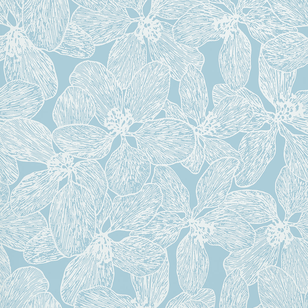 Island Orchid Light Blue - Light Blue Wallcovering | Thibaut