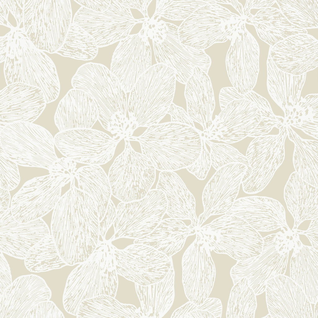 Island Orchid Beige - Beige Wallcovering | Thibaut