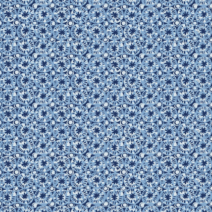 Sand Dollar Blue - Blue Wallcovering | Thibaut