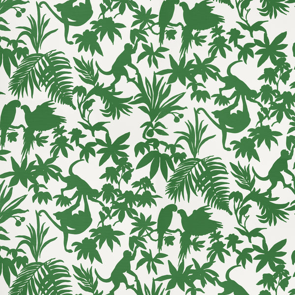 St. Kitts Green - Green Wallcovering | Thibaut