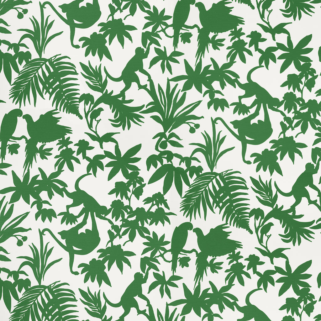St. Kitts Green - Green Wallcovering | Thibaut