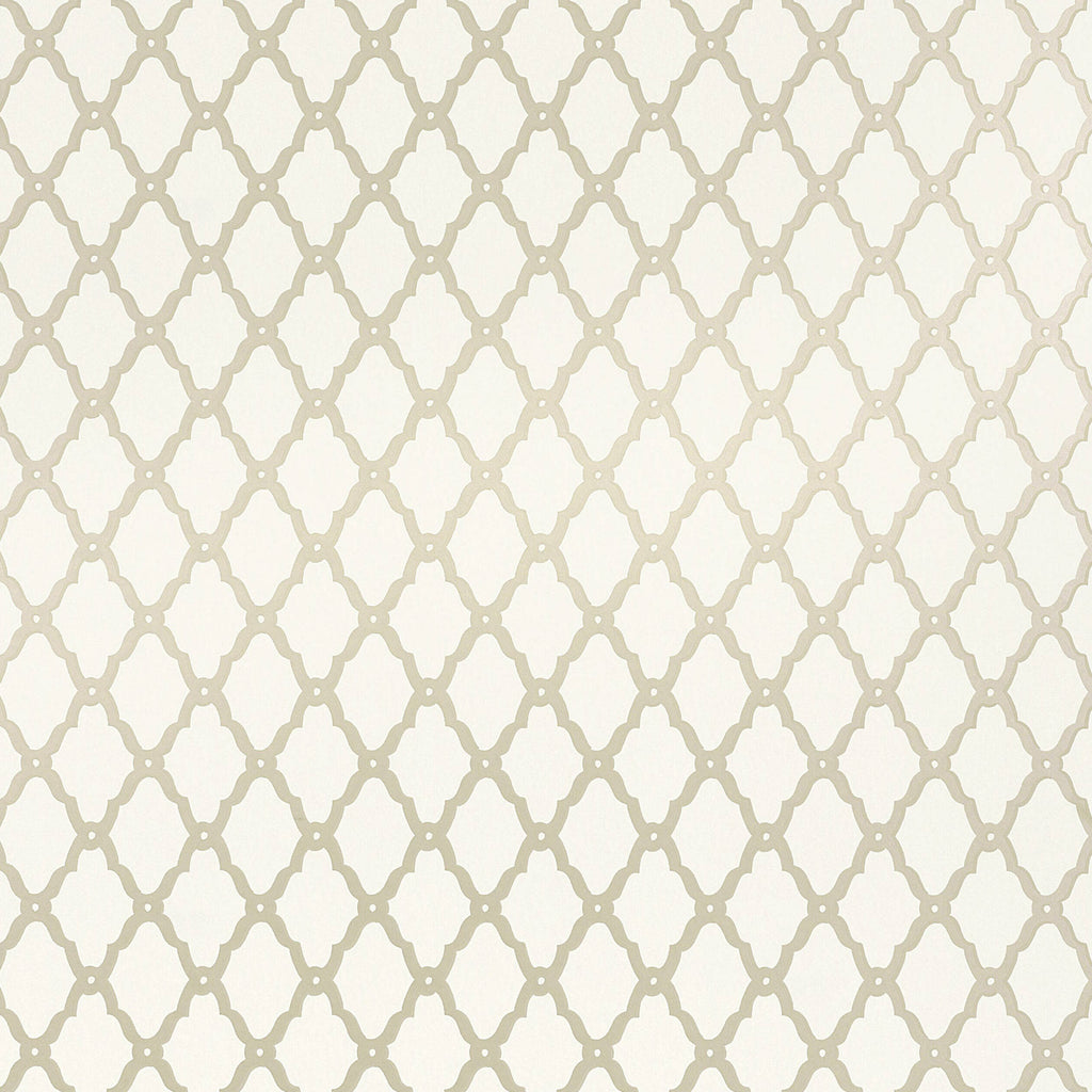 Rothbury Trellis Linen - Linen Wallcovering | Thibaut