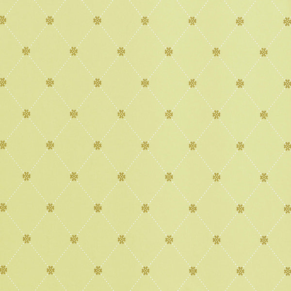Wilton Trellis Green - Green Wallcovering | Thibaut