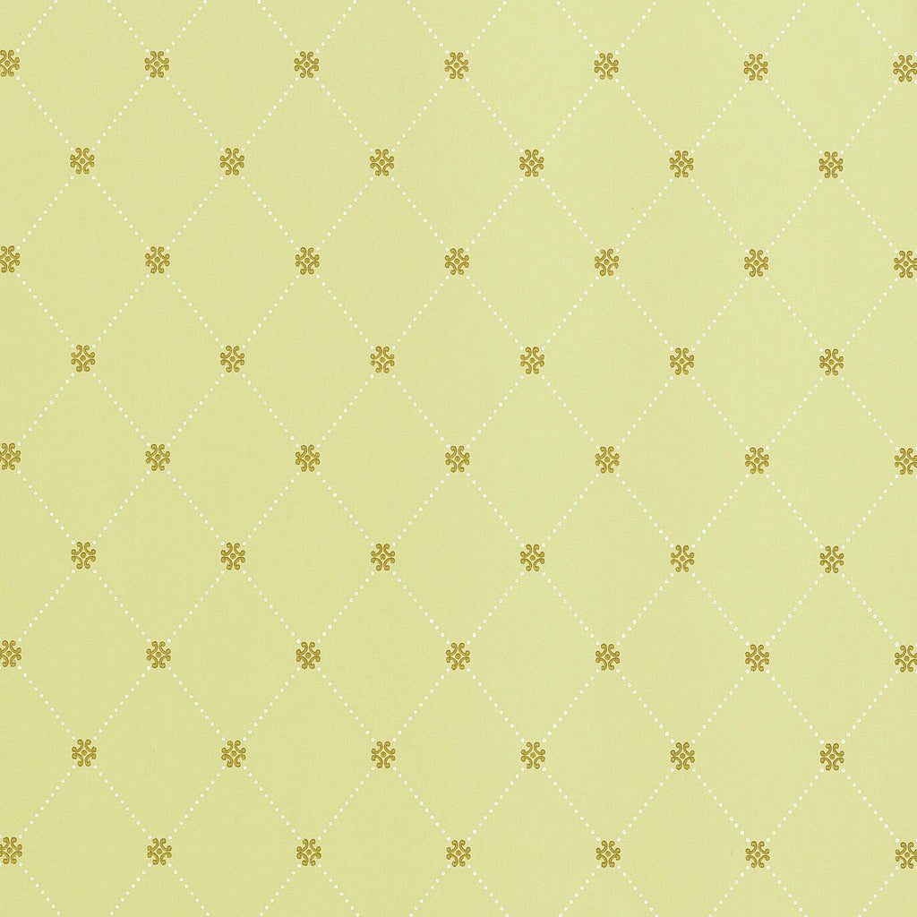 Wilton Trellis Green - Green Wallcovering | Thibaut