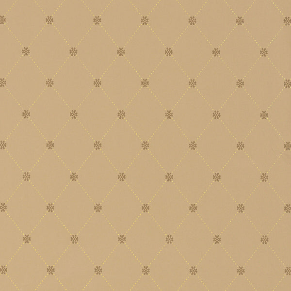 Wilton Trellis Brown - Beige Wallcovering | Thibaut