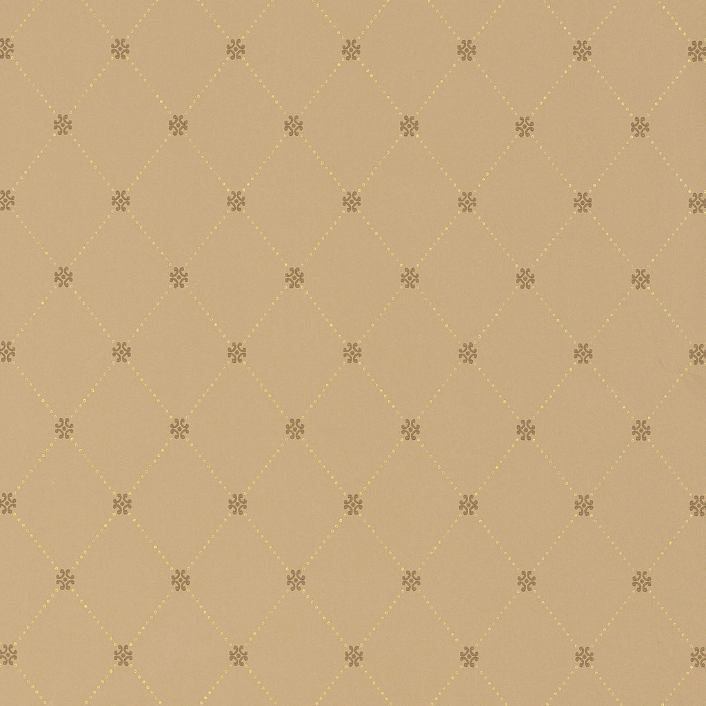 Wilton Trellis Brown - Beige Wallcovering | Thibaut