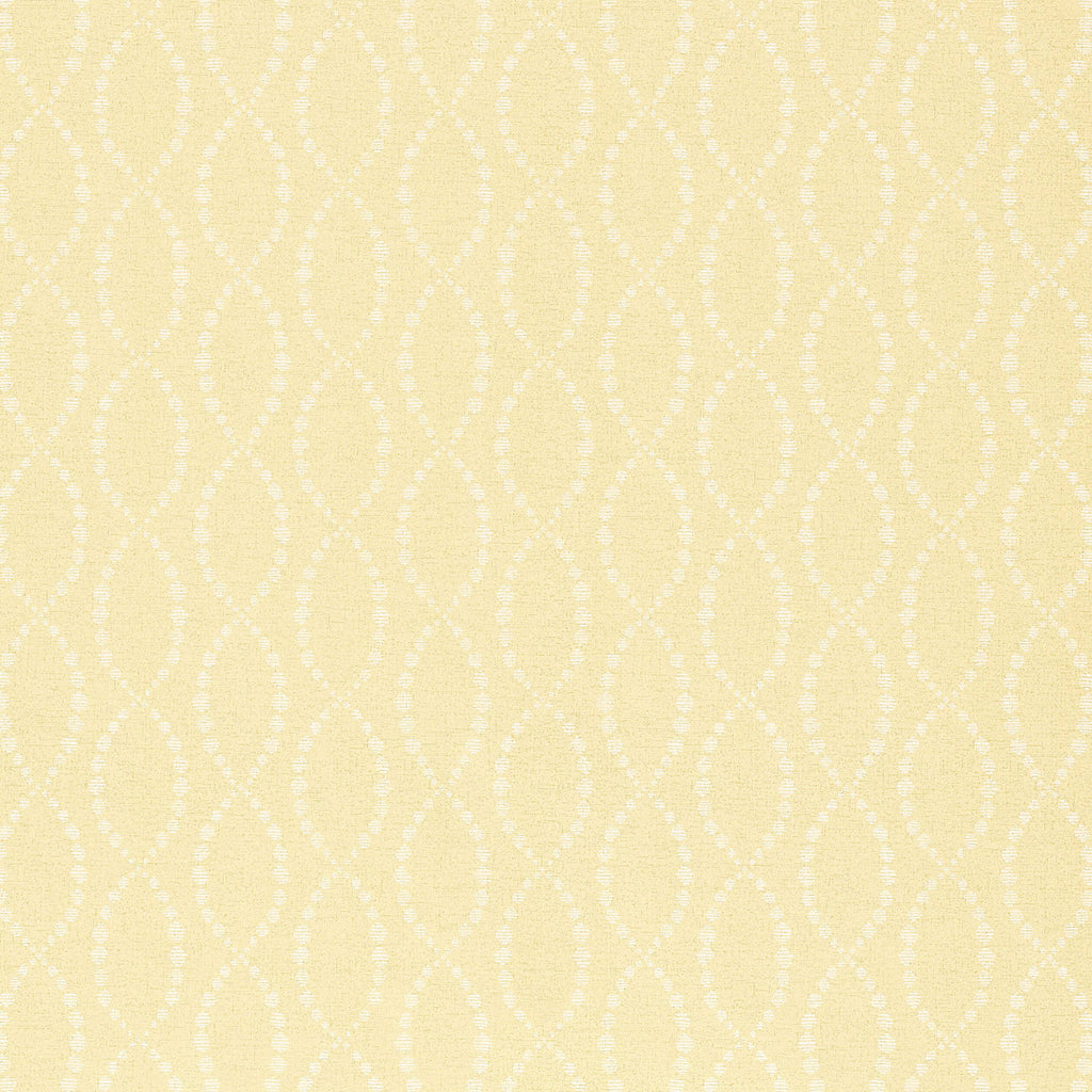 Pearl Trellis Yellow - Pale Yellow Wallcovering | Thibaut