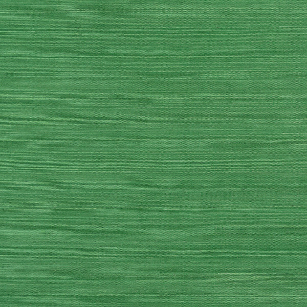 Shang Extra Fine Sisal Emerald Green - Green Wallcovering | Thibaut