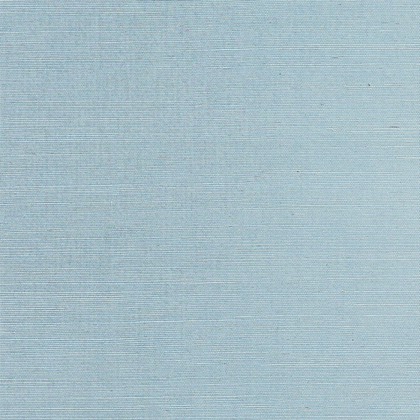Shang Extra Fine Sisal Seawater - Light Blue Wallcovering | Thibaut