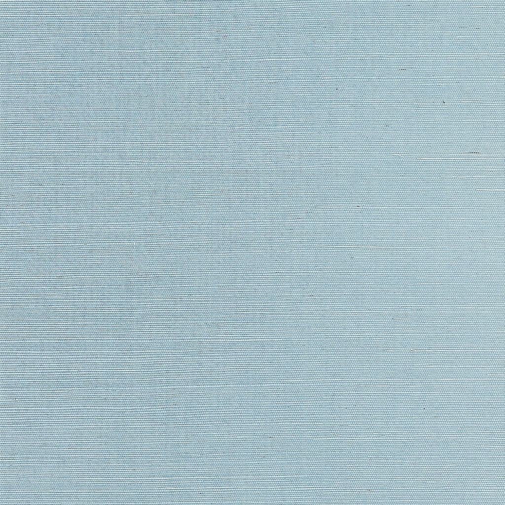 Shang Extra Fine Sisal Seawater - Light Blue Wallcovering | Thibaut