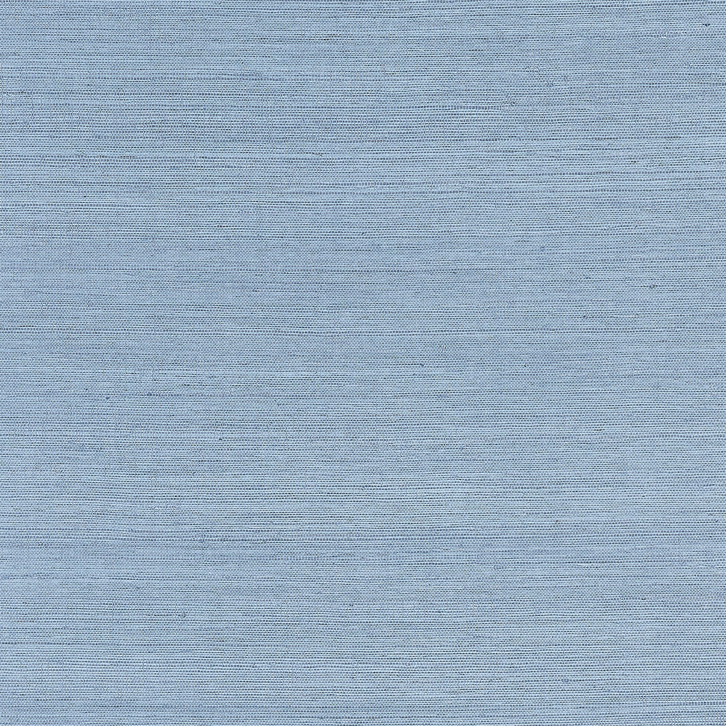 Shang Extra Fine Sisal Blue Dusk - Light Blue Wallcovering | Thibaut