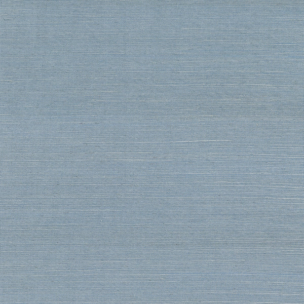 Shang Extra Fine Sisal Blue Jay - Light Blue Wallcovering | Thibaut
