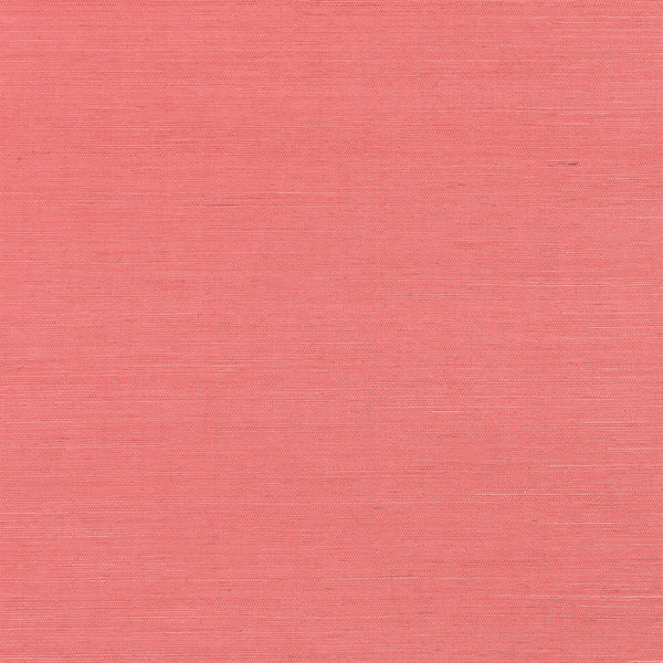 Shang Extra Fine Sisal Coral - Salmon Wallcovering | Thibaut