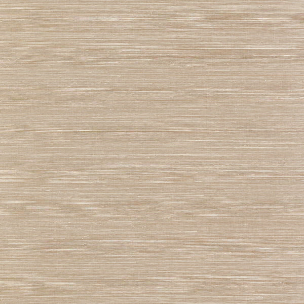 Heather Sisal Brown - Brown Wallcovering | Thibaut