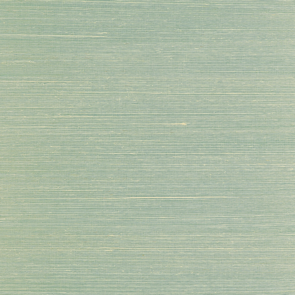 Heather Sisal Green - Sea Green Wallcovering | Thibaut