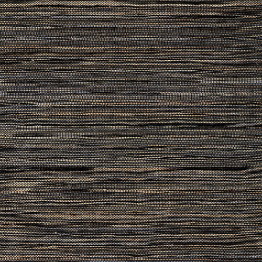 Windward Sisal Midnight - Midnight Wallcovering | Thibaut