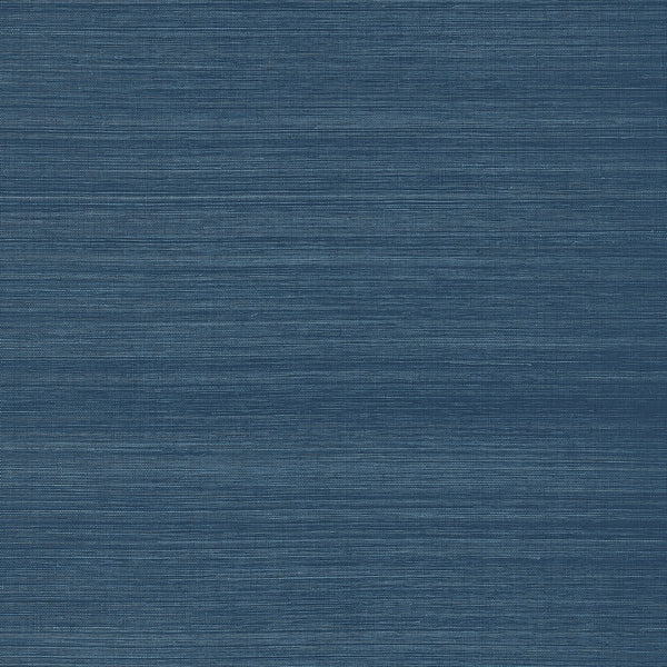 Windward Sisal Navy - Navy Wallcovering | Thibaut