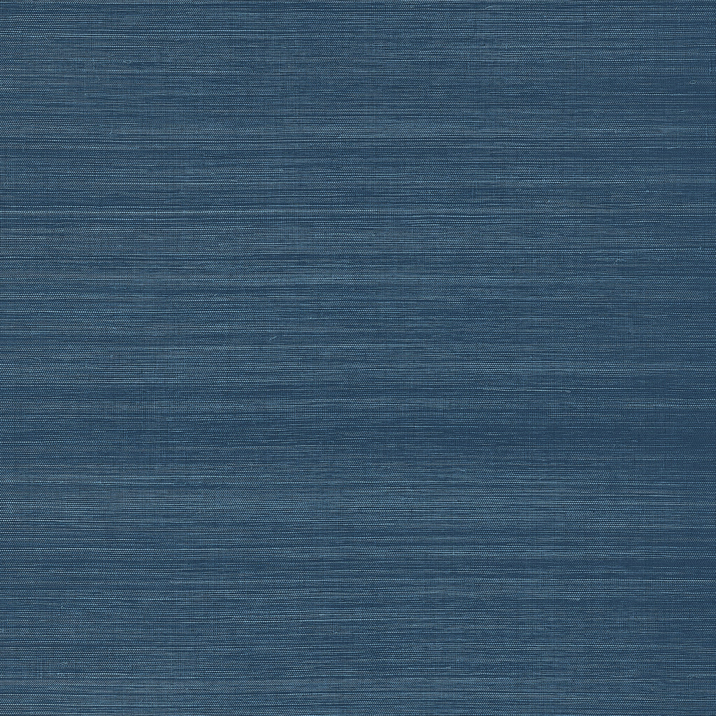 Windward Sisal Navy - Navy Wallcovering | Thibaut