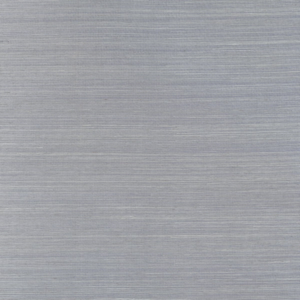 Windward Sisal Lavender - Gray Wallcovering | Thibaut