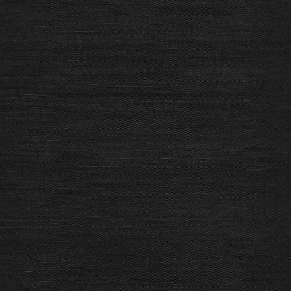 Shang Extra Fine Sisal Pitch Black - Black Wallcovering | Thibaut