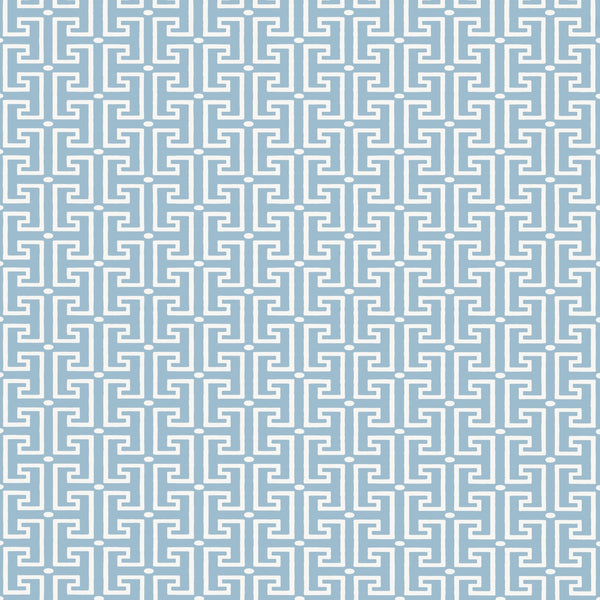 T-Square, Light Blue Wallcoverings | Thibaut